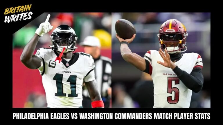philadelphia eagles vs washington commanders match player stats