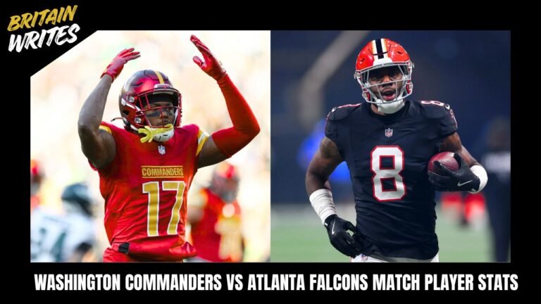 washington commanders vs atlanta falcons match player stats