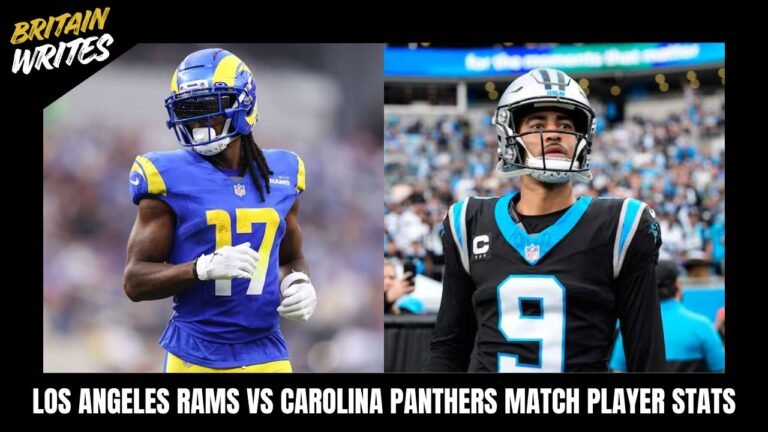 los angeles rams vs carolina panthers match player stats