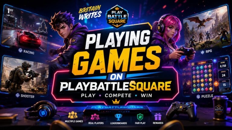 Playing Games on PlayBattleSquare