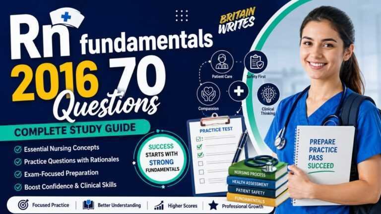 RN Fundamentals 2016 70 Questions: Complete Study Guide for Nursing Success rn fundamentals 2016 70 questions